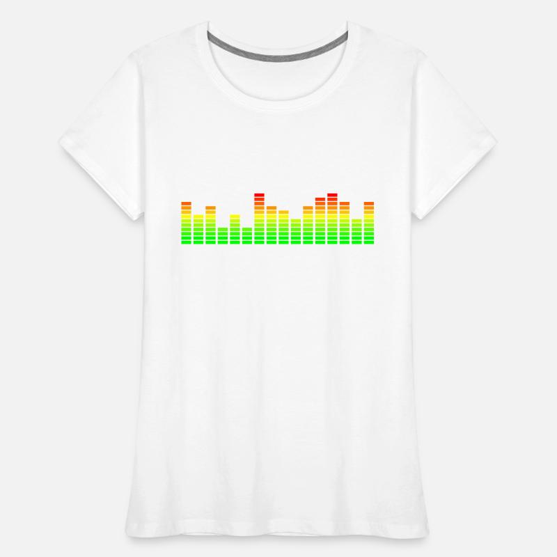 Music equalizer & visualizer Women's Premium Organic T-Shirt