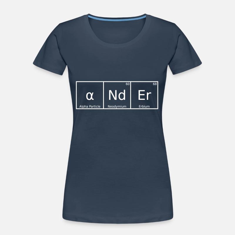 Other Name First Name Chemistry Periodic Table Elements Women's Premium Organic T-Shirt