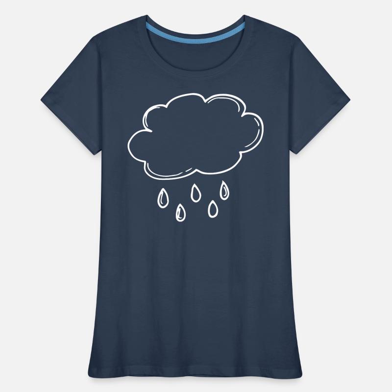 Cloud, Rain Women's Premium Organic T-Shirt
