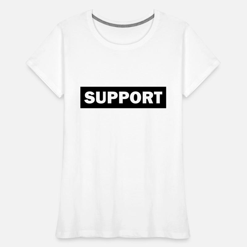 support T-shirt bio Premium Femme