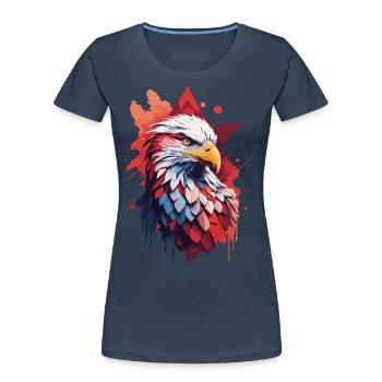 Eagle Crest Aesthetics Bird Pride Design - Women's Premium Organic T-Shirt -  - Front - Mia (176cm)