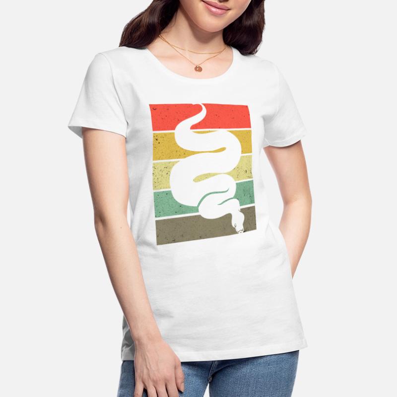 Python Frauen Premium Bio T-Shirt