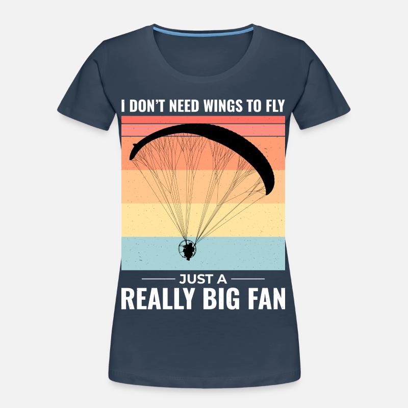 Paramotor Pilot Paramotoring Powered Paraglider Women's Premium Organic T-Shirt