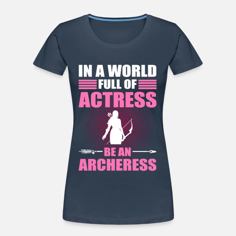 Bogenschiessen Bogenschütze Bogen Pfeil Bogenschüt Frauen Premium Bio T-Shirt