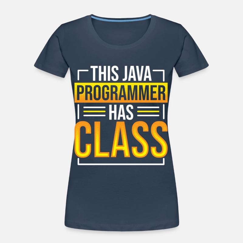 Ce programmeur Java a un codage de programmation de classe T-shirt bio Premium Femme