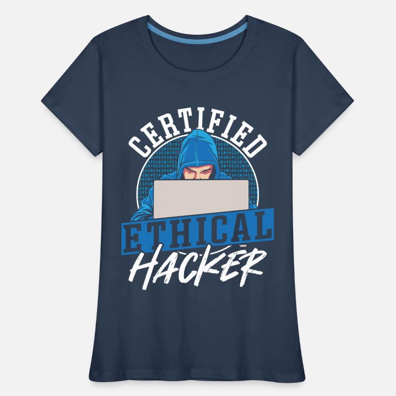 Certified Ethical Hacker Hacking Network Developer Frauen Premium Bio T-Shirt