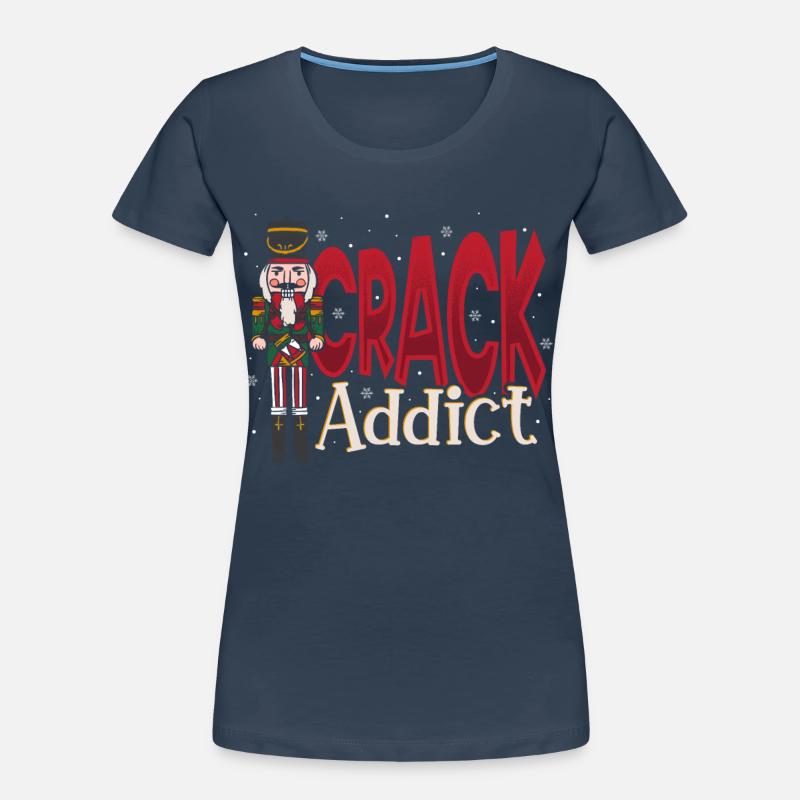 Crack Addict Nutcracker Christmas Squad Ballet Women's Premium Organic T-Shirt