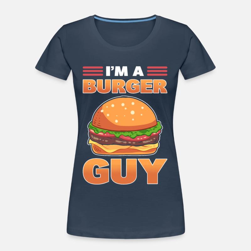 Ich bin ein Burger-Typ Hamburger Frauen Premium Bio T-Shirt