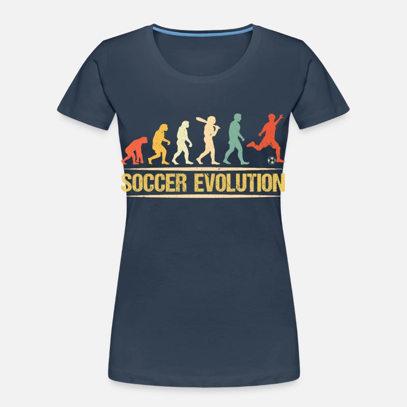 Soccer Evolution Frauen Premium Bio T-Shirt
