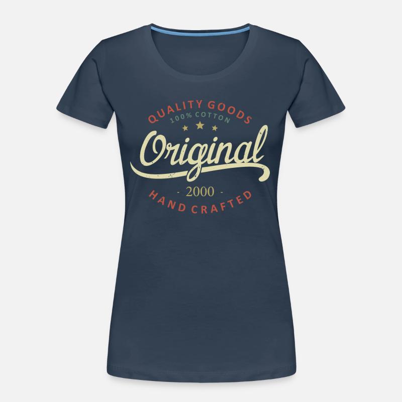Original 2000 Geburtstagsgeschenk 2000 Frauen Premium Bio T-Shirt