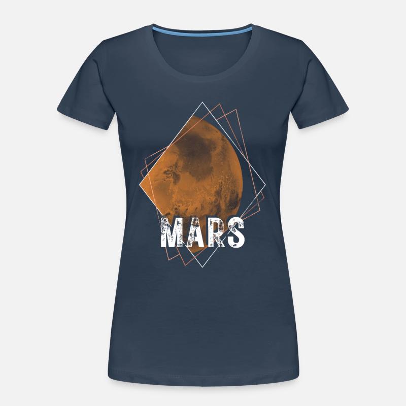 Mars Planet Solar System Women's Premium Organic T-Shirt