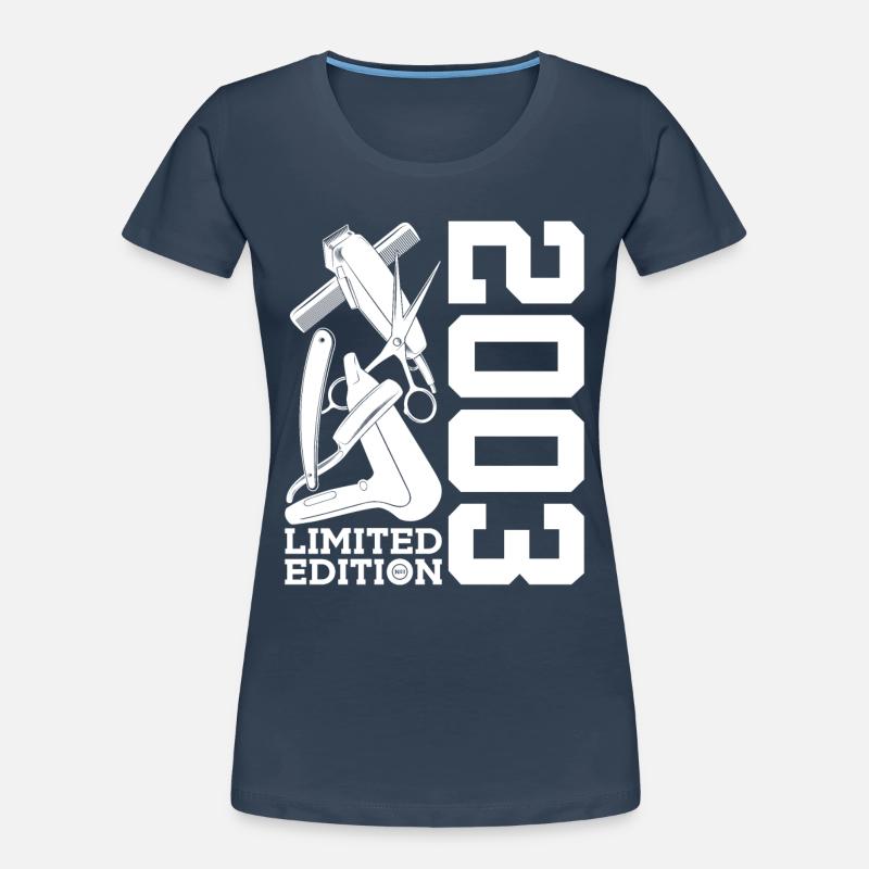 COIFFEUSE 2003 COIFFEUSE 23E ANNIVERSAIRE COIFFEUSE T-shirt bio Premium Femme