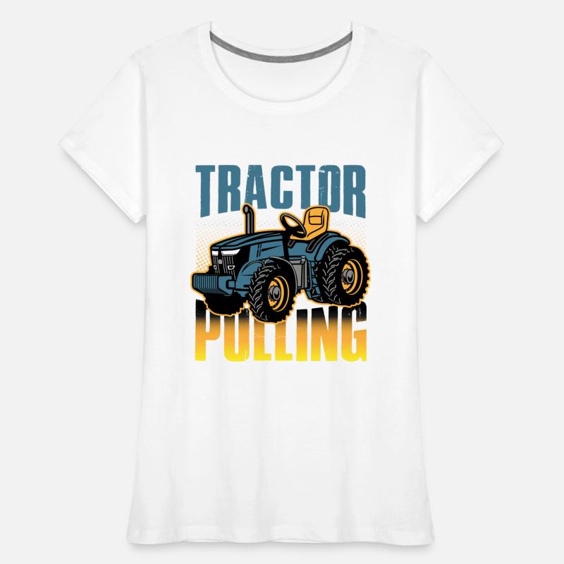 tractor pulling, tractor pulling, racing, Women's Premium Organic T-Shirt