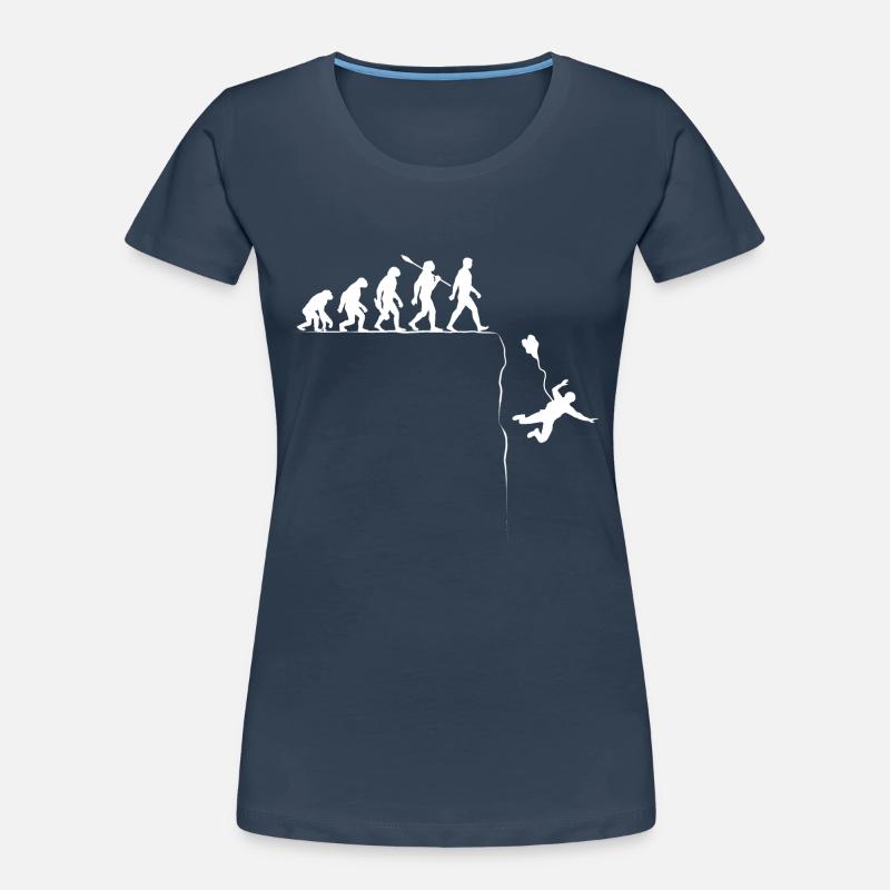 Evolution - Basejump - Basejumper Frauen Premium Bio T-Shirt