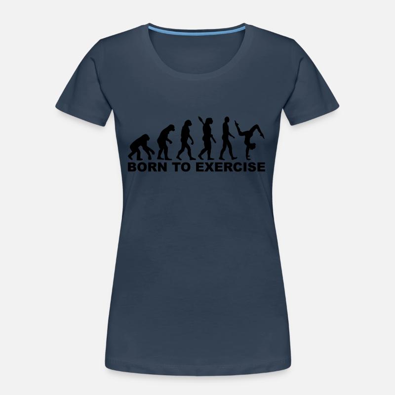 Evolution Born to exercise Women's Premium Organic T-Shirt