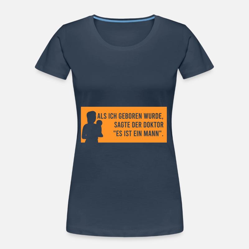 der Doktor "Es ist ein Mann" Frauen Premium Bio T-Shirt