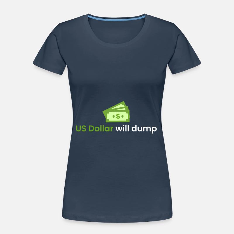 US Dollar wird einbrechen Frauen Premium Bio T-Shirt