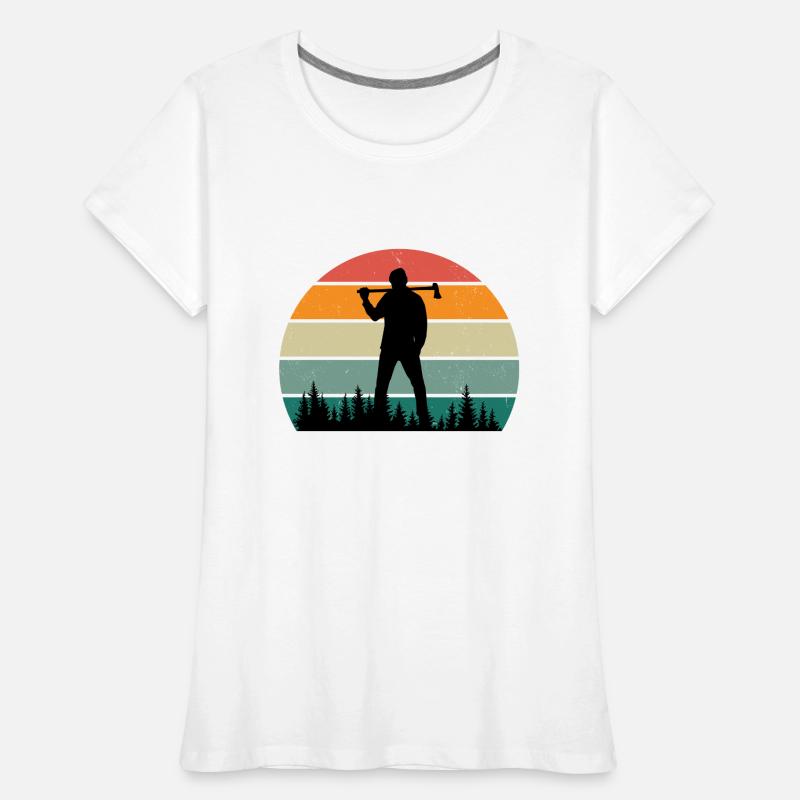 Le bûcheron le plus correct du monde T-shirt bio Premium Femme
