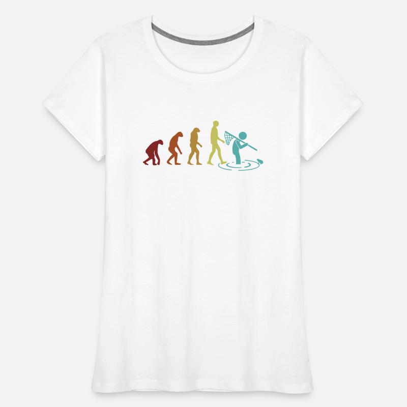 Frog Catching Evolution Toad Tadpole Frog Women's Premium Organic T-Shirt