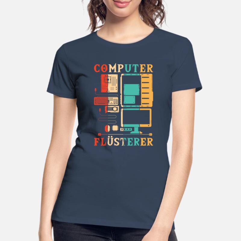 Computer Whisperer Computer Scientist Admin Women's Premium Organic T-Shirt