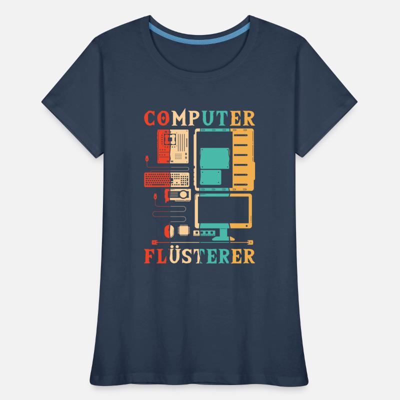 Computer Flüsterer Informatiker Admin Frauen Premium Bio T-Shirt