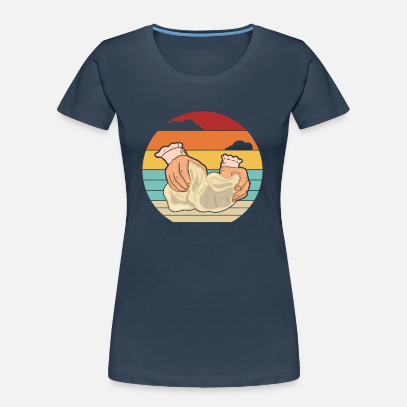 Retro Bread Dough Bread Maker Bread Queen Lover Women's Premium Organic T-Shirt