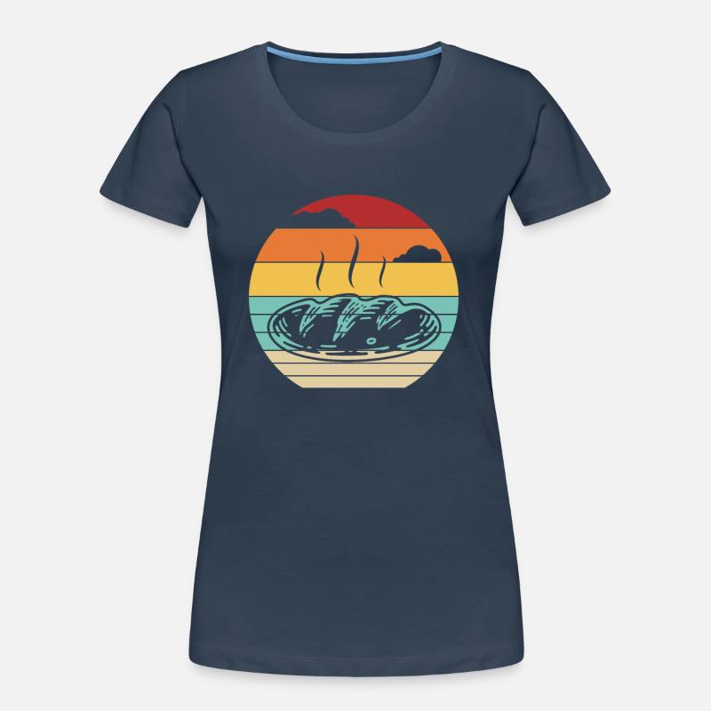 Retro Bread Maker Bread Dough Bread Queen Lover Women's Premium Organic T-Shirt