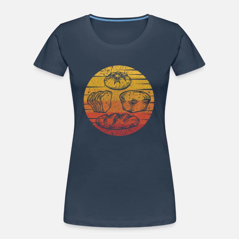 Retro Bread Dough Bread Maker Bread Queen Lover Women's Premium Organic T-Shirt