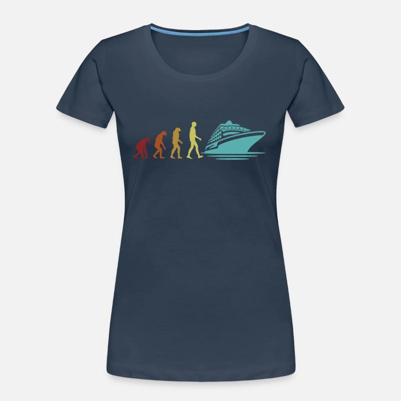 Croisière Vacances Evolution Croisière Croisière T-shirt bio Premium Femme