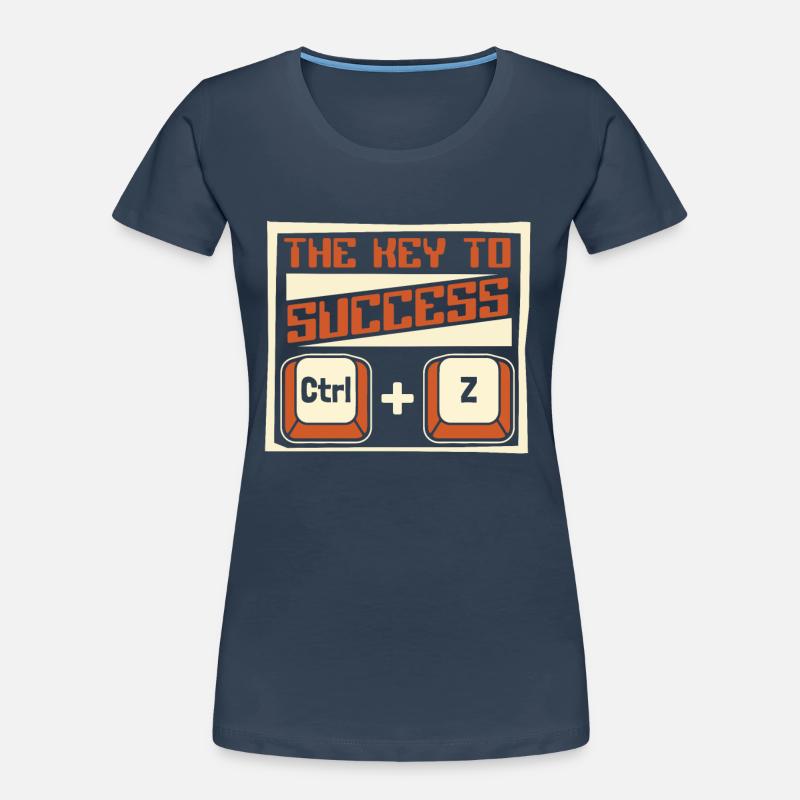 Key To Success Ctrl Z Computer Scientist Admin Women's Premium Organic T-Shirt