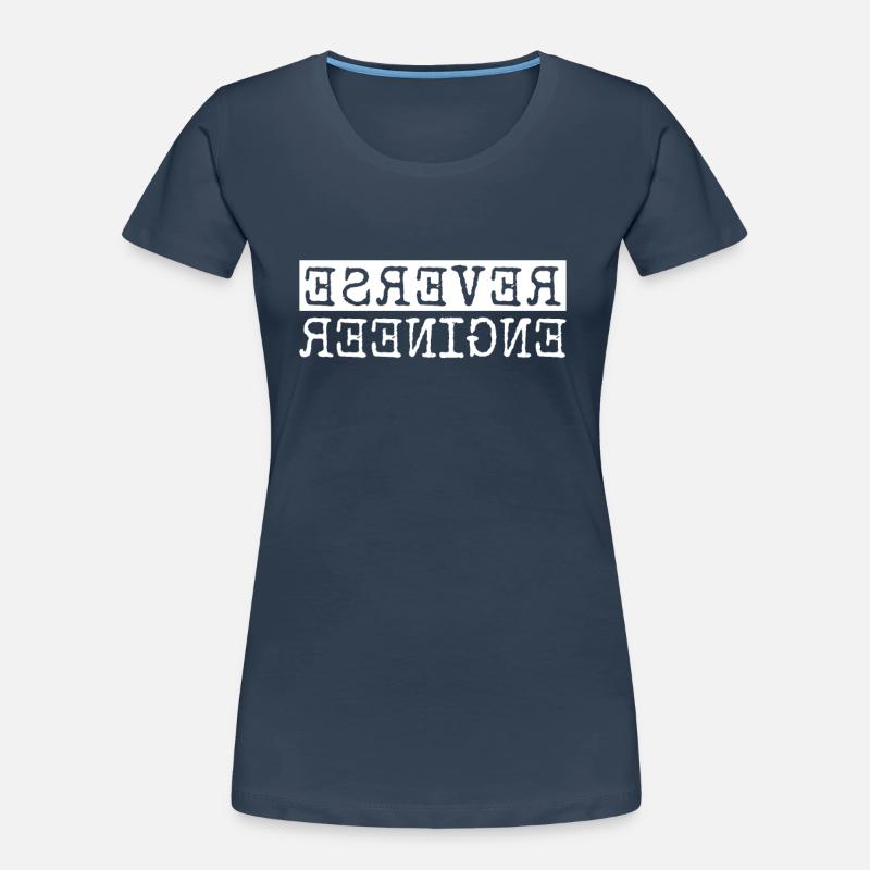 Reverse Engineer Softwareingenieur Developer Frauen Premium Bio T-Shirt