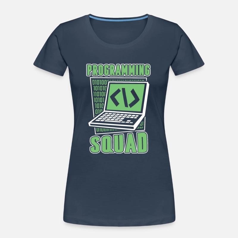 Programming Squad Softwareentwickler Developer Frauen Premium Bio T-Shirt
