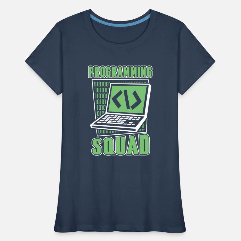 Programming Squad Softwareentwickler Developer Frauen Premium Bio T-Shirt