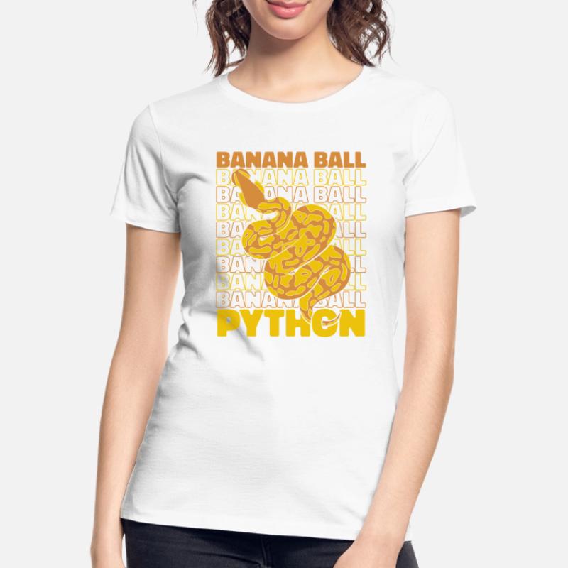 Banana Ball Python Snake Python Banana Ball Women's Premium Organic T-Shirt