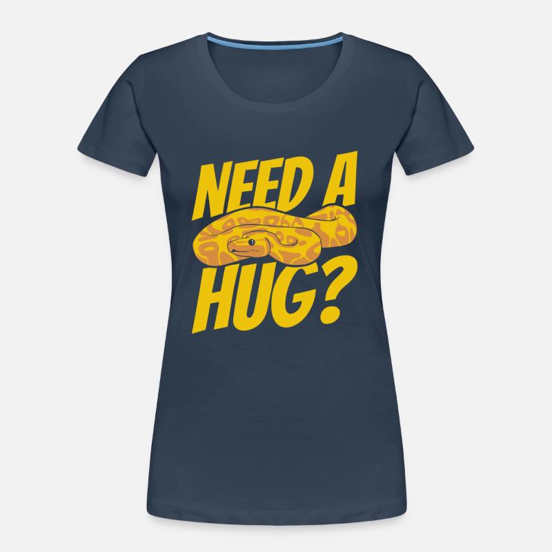 Need A Hug Python Snake Python Breeder Banana Women's Premium Organic T-Shirt