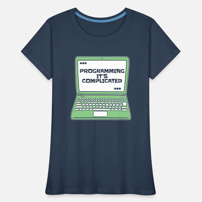 Programming It's Complicated Developer Coder Women's Premium Organic T-Shirt