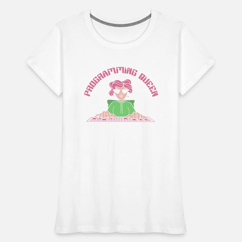 Programming Queen Software Developer Women's Premium Organic T-Shirt