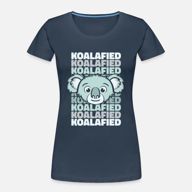 Koalabär Eukalyptus Phascolarctos Frauen Premium Bio T-Shirt