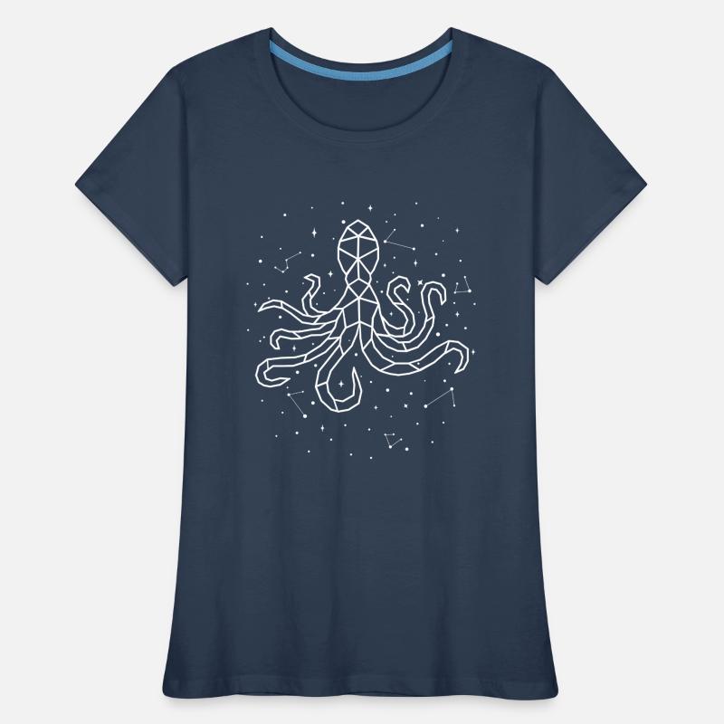 Sternbild Octopus Constellation Octopodes Women's Premium Organic T-Shirt
