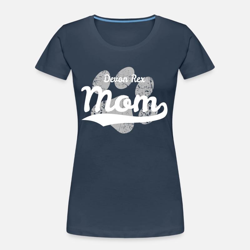 Devon Rex Maman T-shirt bio Premium Femme
