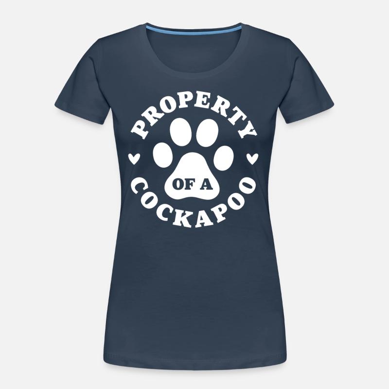 Propriété d’un Cockapoo T-shirt bio Premium Femme