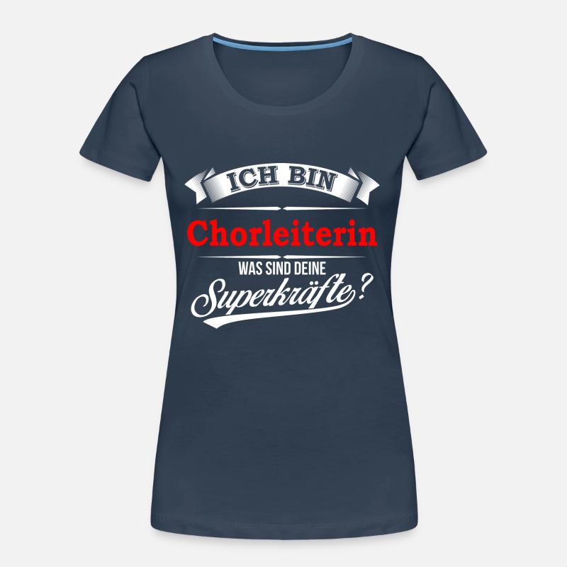 Chorleiter Chorleiterin Dirigent Dirigentin Chor Frauen Premium Bio T-Shirt