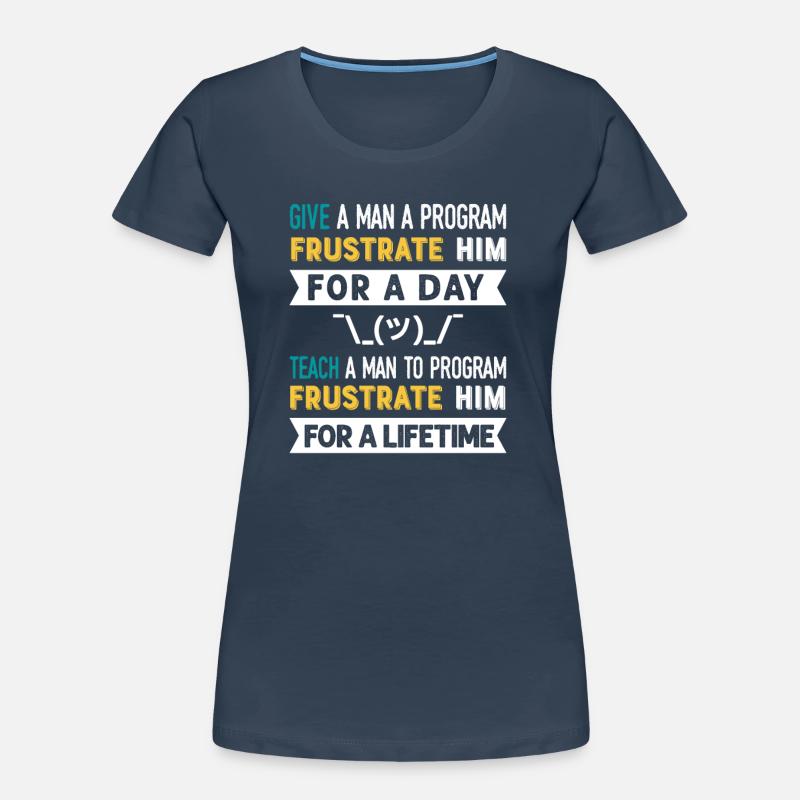 Programmierer Humor Coding Witze Entwickler Frauen Premium Bio T-Shirt