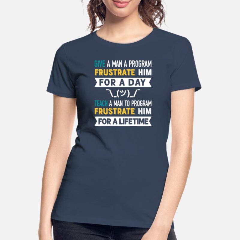Programmer Humor Coding Jokes Developer Women's Premium Organic T-Shirt