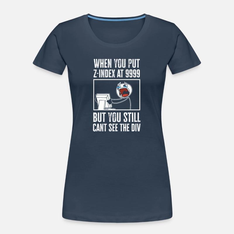 Programmierer Humor Coding Witze Entwickler Frauen Premium Bio T-Shirt