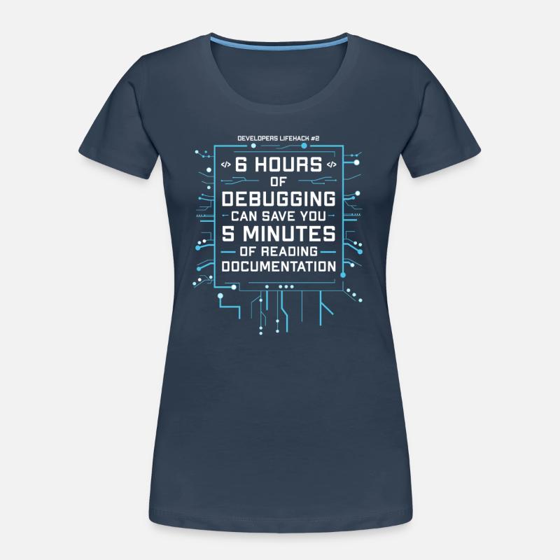 Programmierer Humor Coding Witze Entwickler Frauen Premium Bio T-Shirt