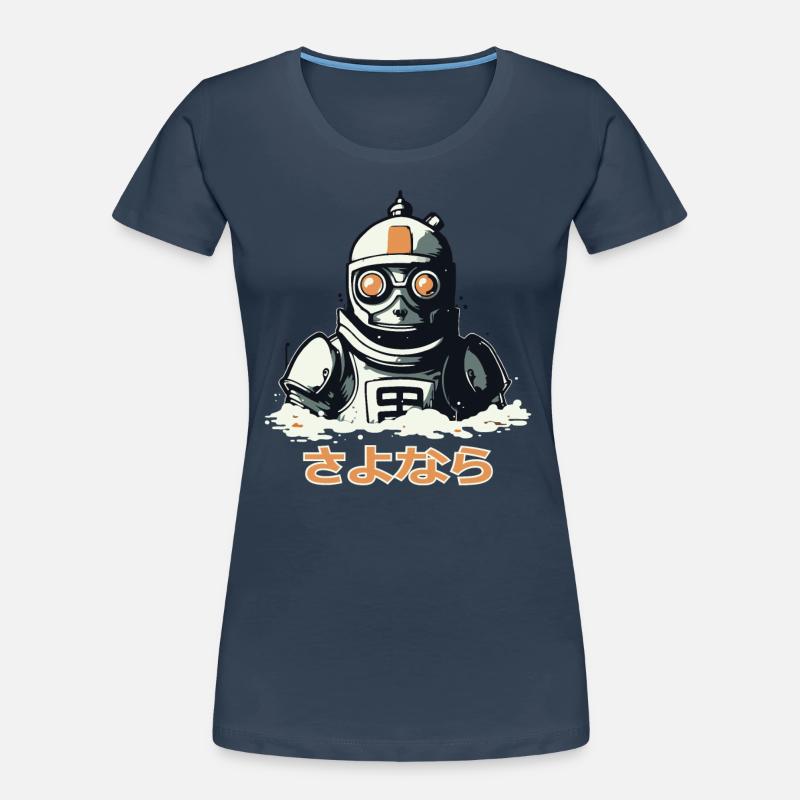 さよなら Leb wohl, ein sinkender Roboter Frauen Premium Bio T-Shirt