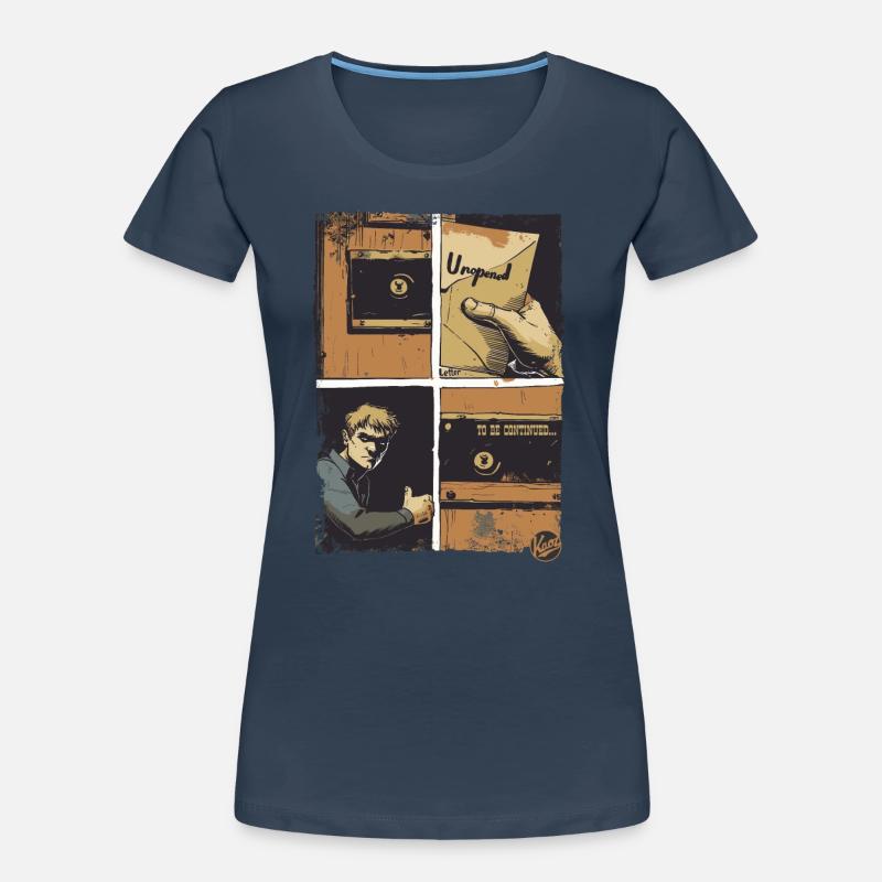 Der Brief: Ein Comic Frauen Premium Bio T-Shirt