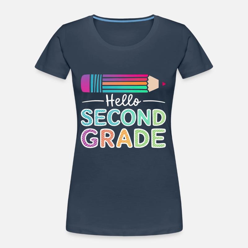 Hello Second Grade Women's Premium Organic T-Shirt