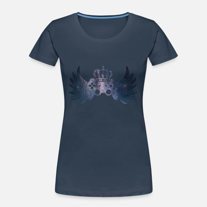 Controller Symbol Controller with wings and crown Women's Premium Organic T-Shirt